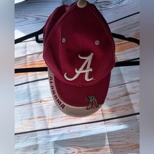 Alabama Crimson Tide Script A Baseball Cap - Crimson & Gray